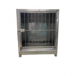 Jaulas en acero inoxidable – Raza grande, mediana, pequeña