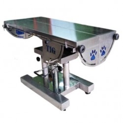 Mesa hidráulica veterinaria