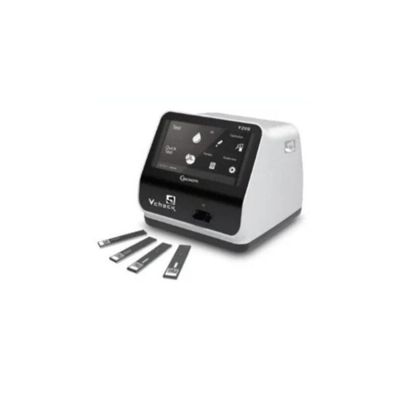 Equipo de Químicas Vcheck  V200 marca BIONOTE (Equipo de inmunofluorescencia veterinario)