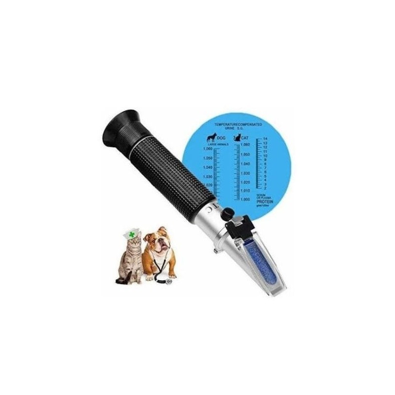 Refractómetro veterinario