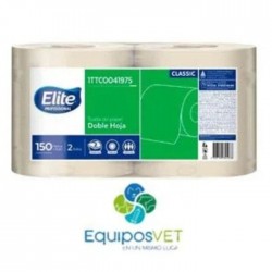 Toalla de papel en rollo marca Elite paquete x 2