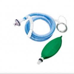 Circuito de anestesia coaxial desechable adulto