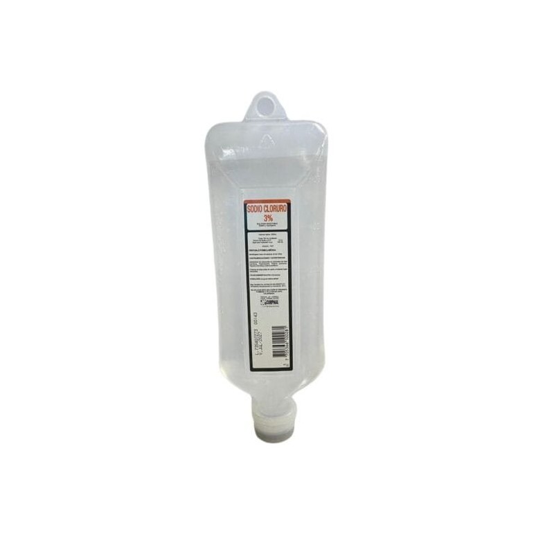 Solución Cloruro de Sodio 3% x 500 ml (Solución Hipertónica)