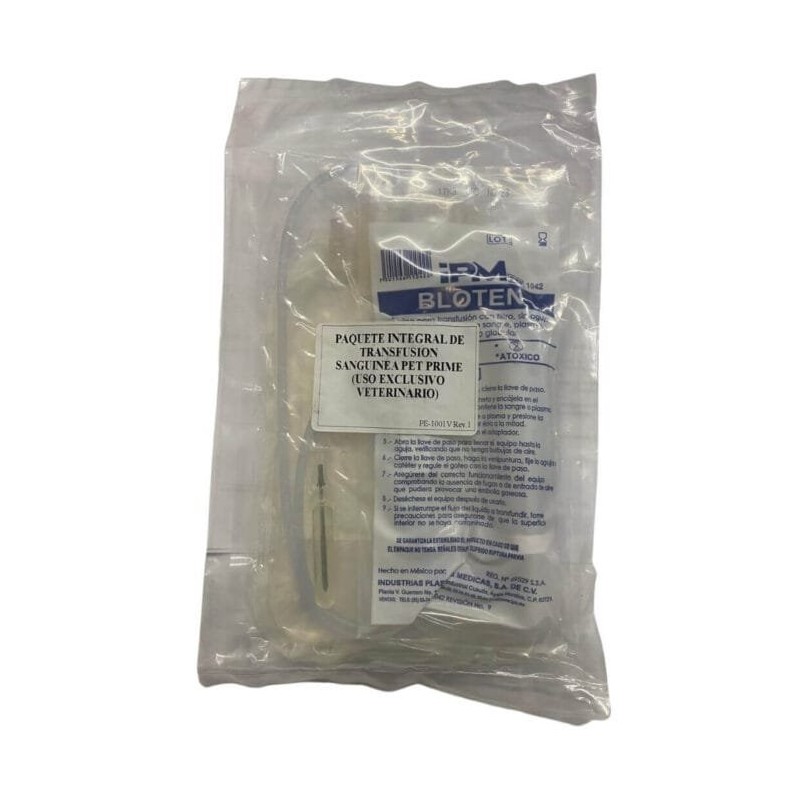 Kit de transfusión sanguinea x 500ml