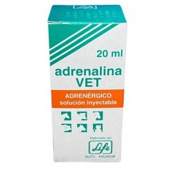 Adrenalina Vet Inyectable 20 ml