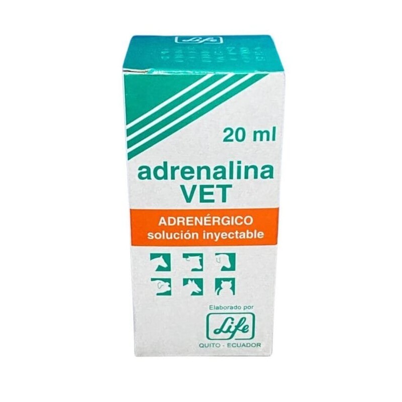 Adrenalina Vet Inyectable 20 ml