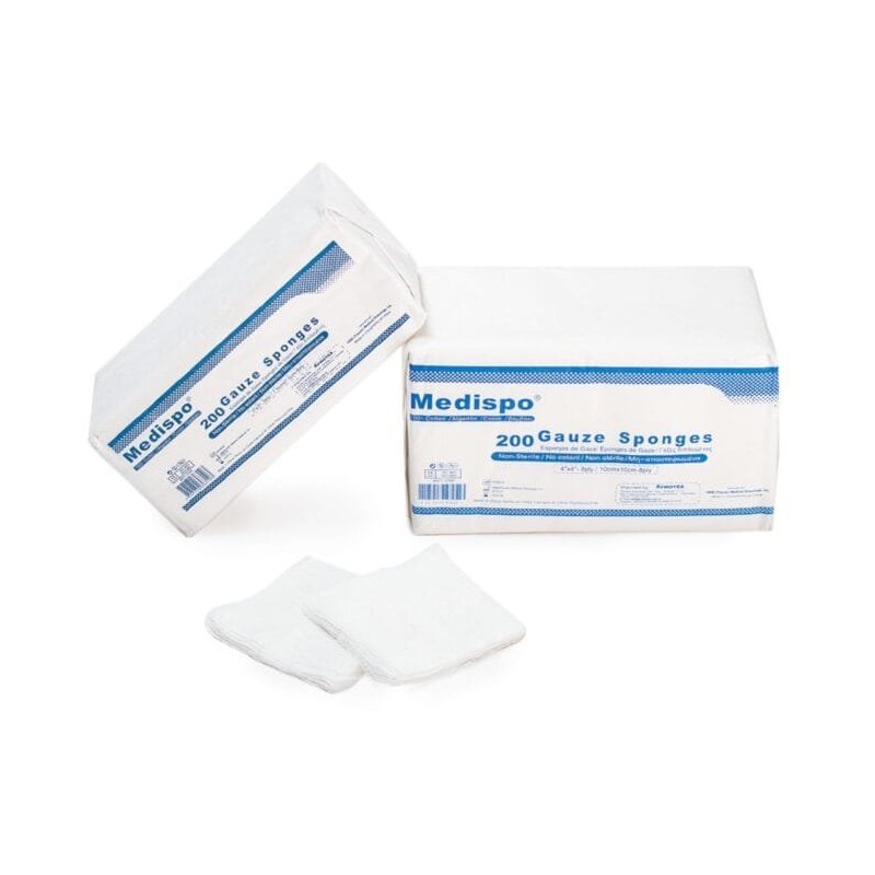 Gasas precortadas no estéril