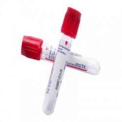 Tubo vacutainer rojo