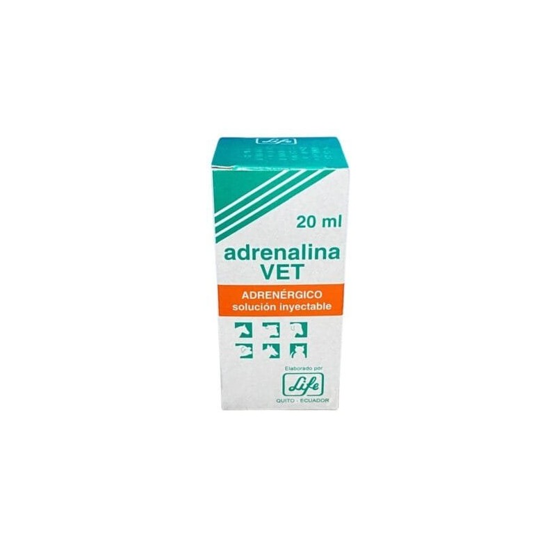 Adrenalina Vet Inyectable 20 ml