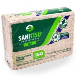 Toalla de papel en z marca Sani Tisu x 150